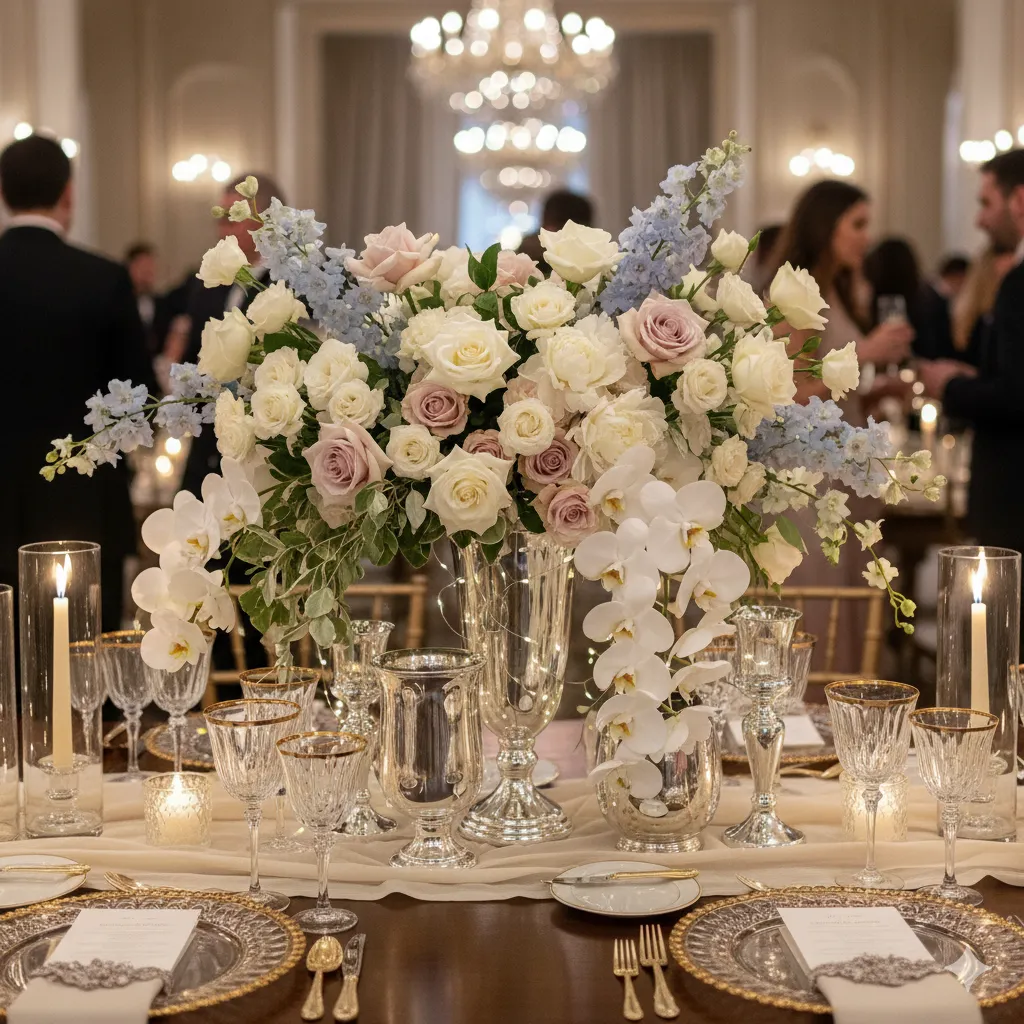 Elegant floral arrangement for events